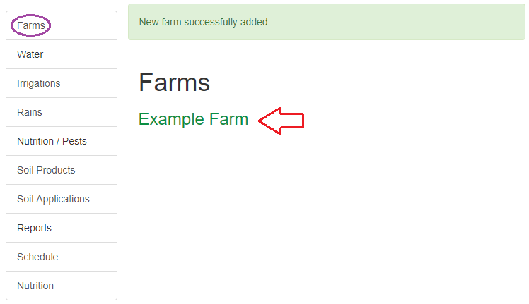 Your Farm Page